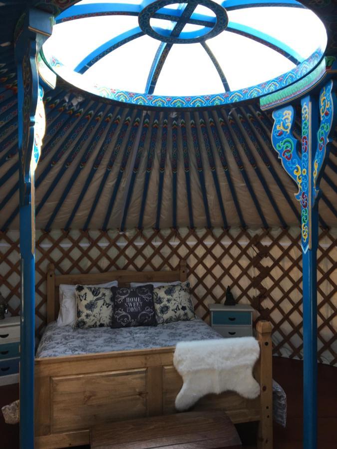 French Fields Luxury Glamping Original Mongolian Yurt Hotel Le-Vieux-Cerier Luaran gambar