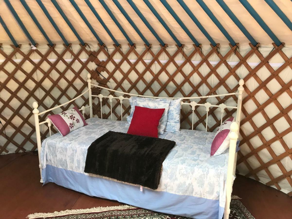 French Fields Luxury Glamping Original Mongolian Yurt Hotel Le-Vieux-Cerier Luaran gambar